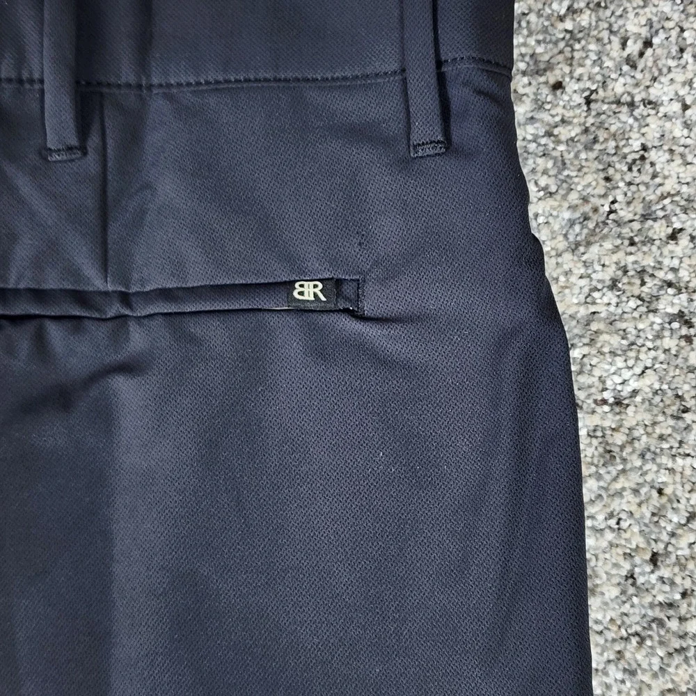 Banana Republic Performance Pants Mens 38x30 Gray Tapered Zip Pockets NWOT